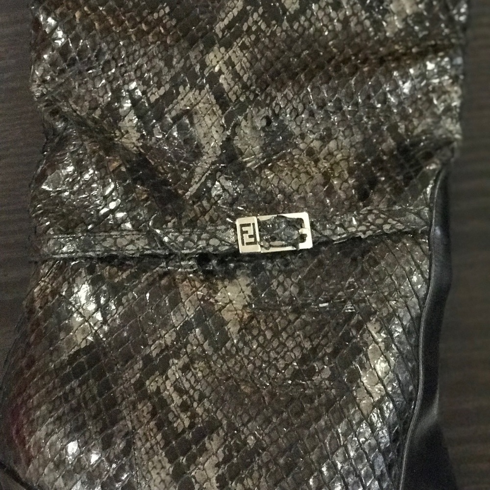 Fendi Python Snakeskin Boots - image 6